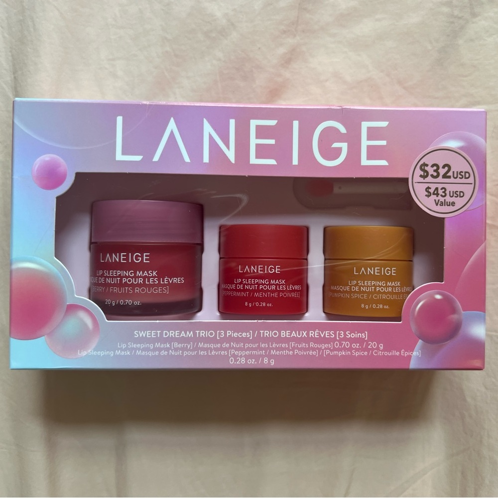 Laneige Lip Sleeping Mask Trio
